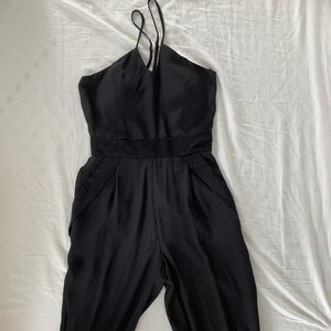 BCBG black long romper